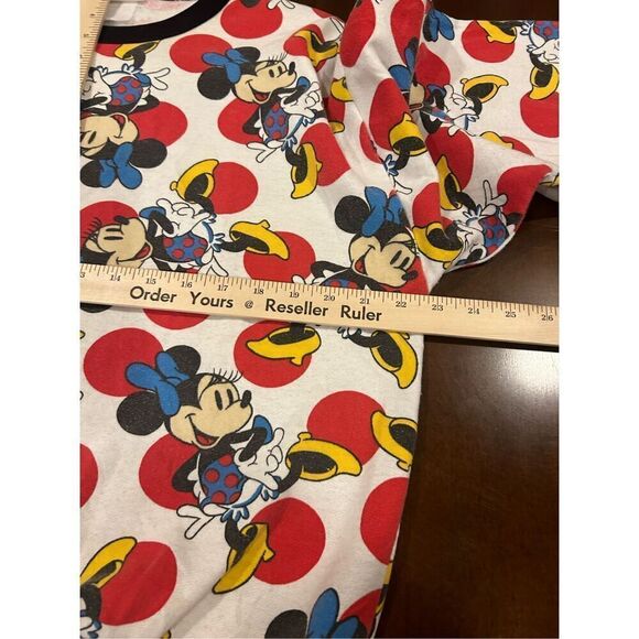 Vintage 1990s Minnie Mouse AOP Sweatshirt Crewneck Unisex cute RARE - Picture 8 of 10